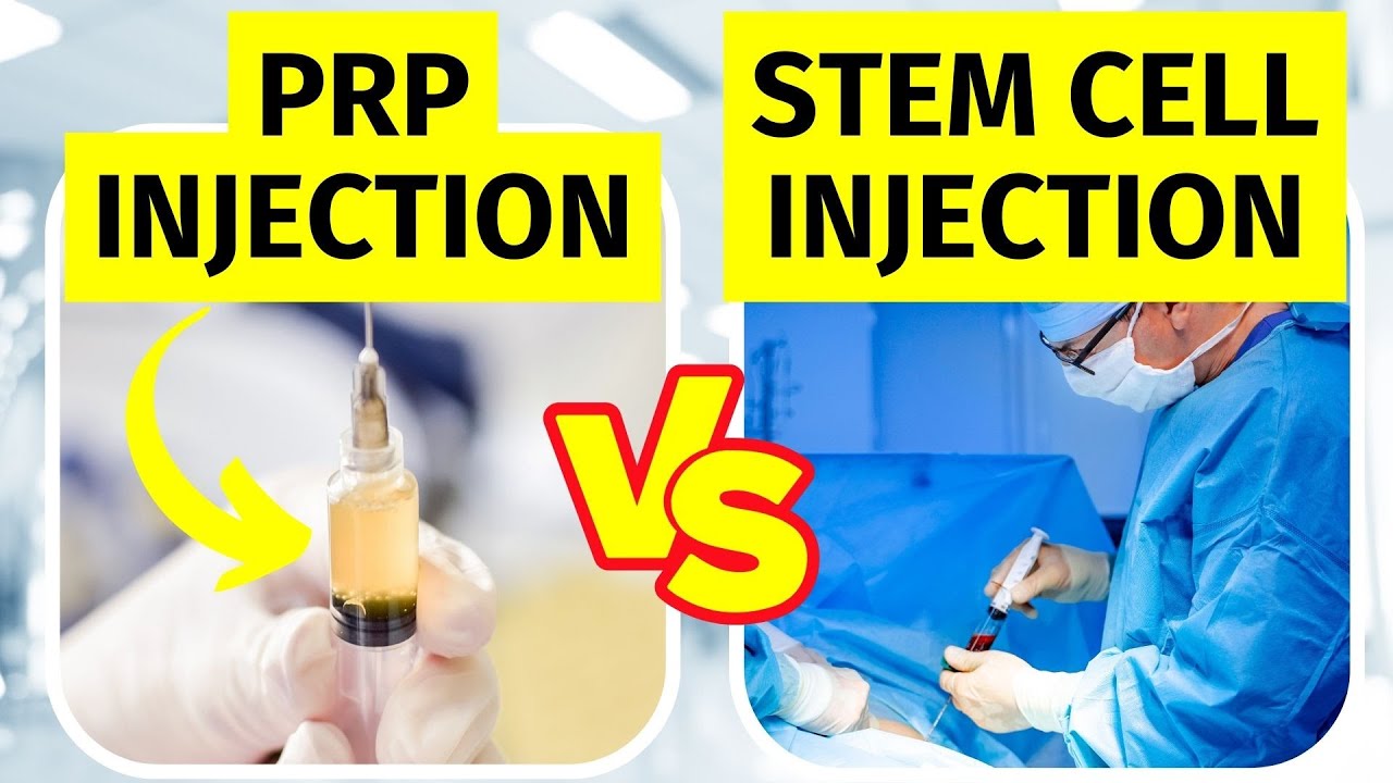 PRP Injection vs Stem Cell Therapy for Knee Arthritis: Which is More Effective?